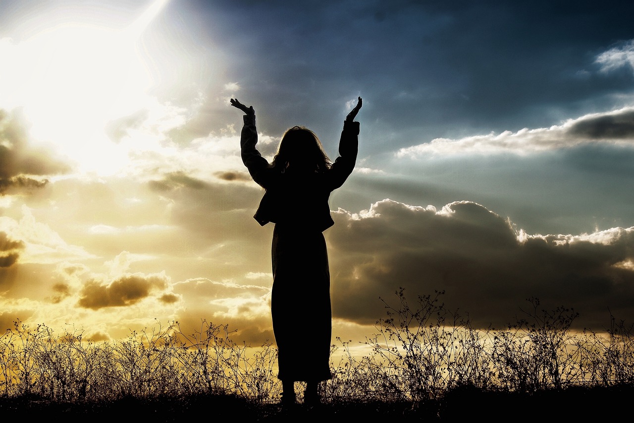 Woman praying